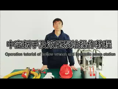 Tutorial de utilização da chave de torque hidráulica de baixo perfil - TorcStark